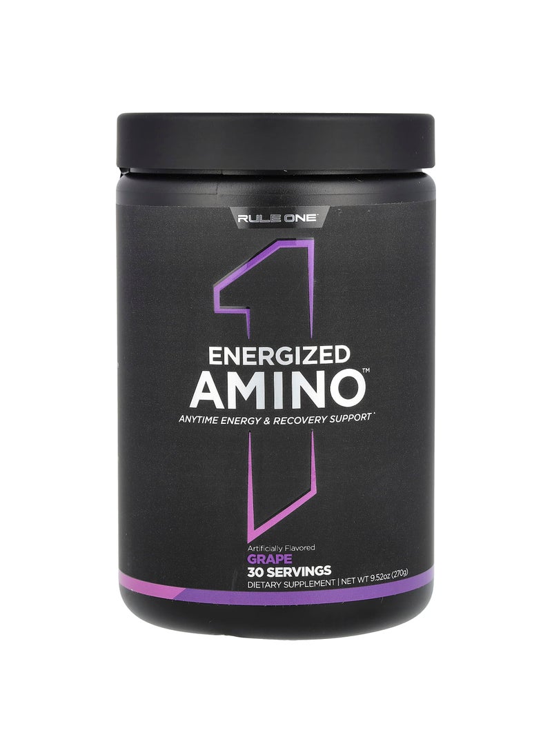 Energized Amino, Grape, 9.52 oz (270 g)
