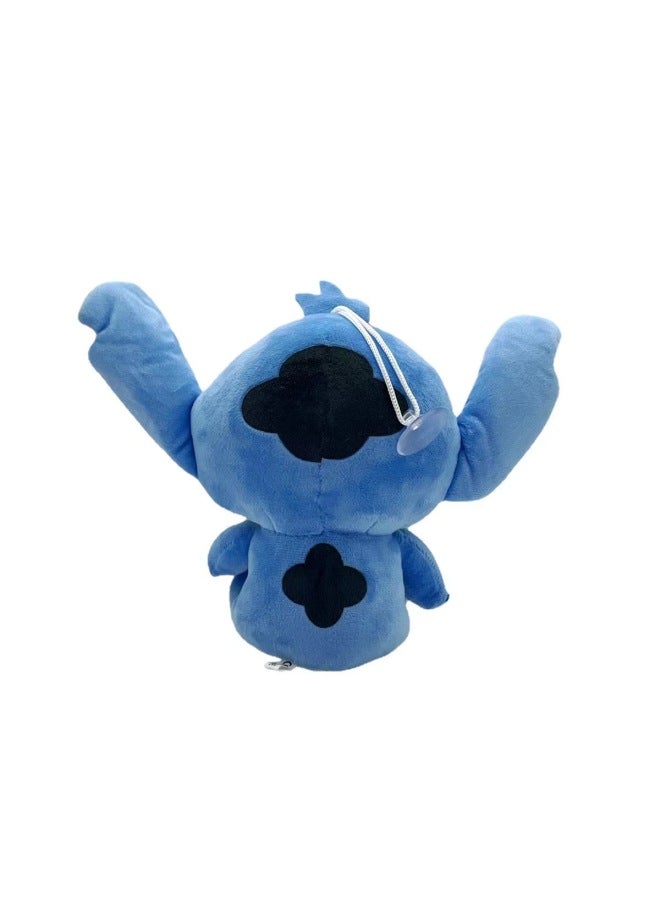 Cross Border Stitch Doll Stitch Star Baby Muppet Doll Plush Toy Doll Sleeping Pillow Doll-Color:Stitch Lying Pink 18cm130g-Height:vacuum Compression