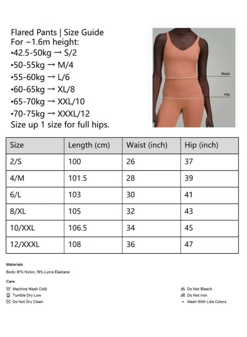 لولوليمون lululemon Groove ذروة عالية الخصر - الأقمشة الدافئة لارتداء اليوغا واللياقة البدنية والترفيه، مريحة وأنيقة - Image 5