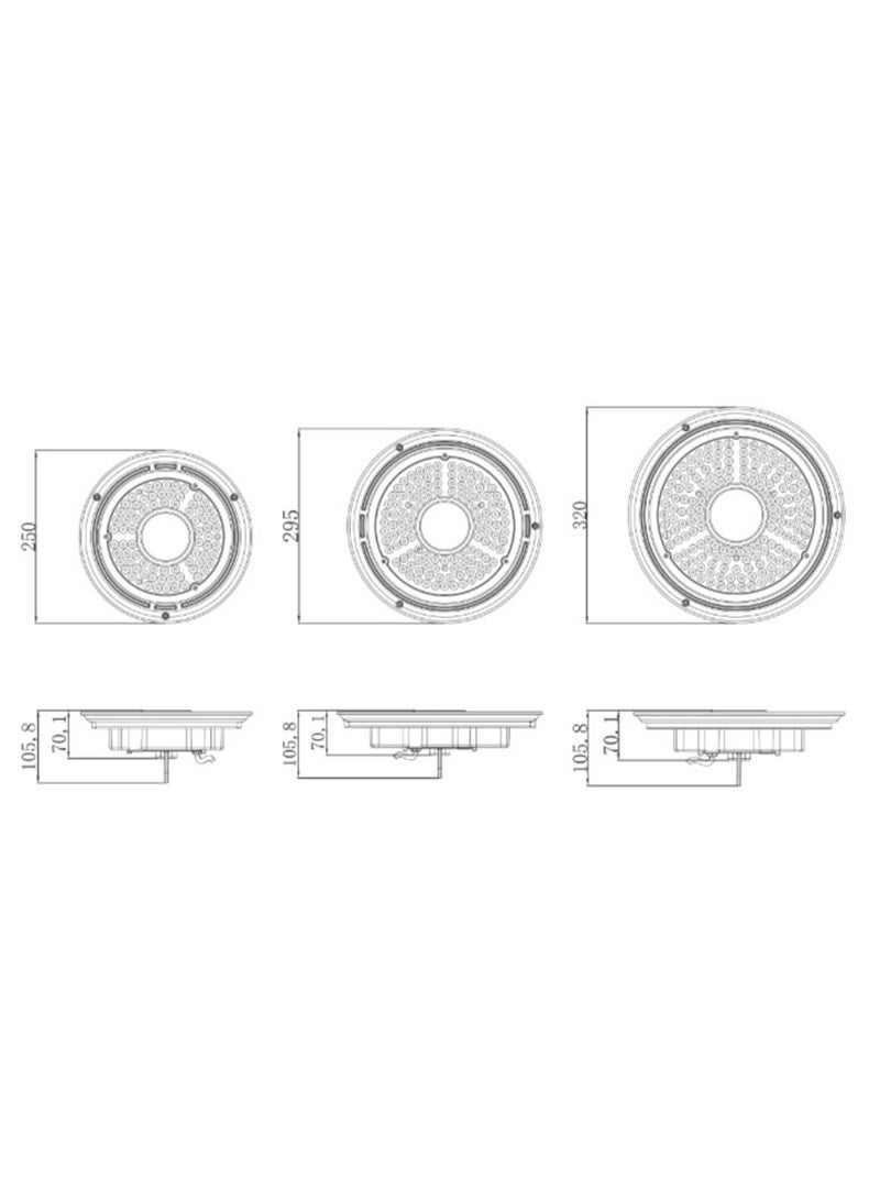 UFO Hanger light White 6500K for Warehouse and showroom - Image 4