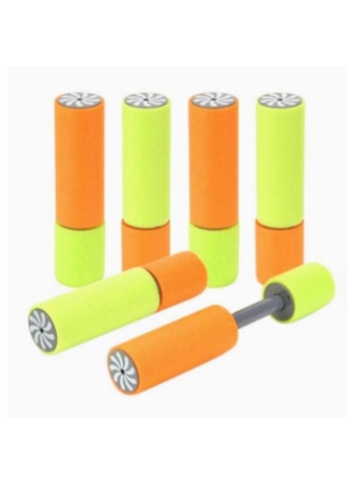 DUNISO 6-Piece Fun Loving Entertaining Water Pistol Shooter Foam Guns Toy Set