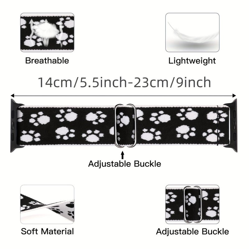 3 Pack Braided Nylon Solo Loop Stretchy Elastic Wristband Compatible For 38mm 40mm 41mm 42mm 44mm 45mm 46mm 49mm Apple Watch Band Series 10 9 8 7 6 SE 5 4 3 2 Ultra Ultra 2 Women Men Comfortable Mixed Color 9 - Image 2