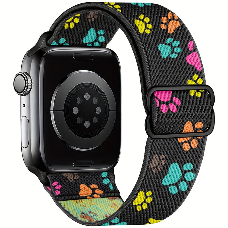 3 Pack Braided Nylon Solo Loop Stretchy Elastic Wristband Compatible For 38mm 40mm 41mm 42mm 44mm 45mm 46mm 49mm Apple Watch Band Series 10 9 8 7 6 SE 5 4 3 2 Ultra Ultra 2 Women Men Comfortable Mixed Color 9 - Image 4