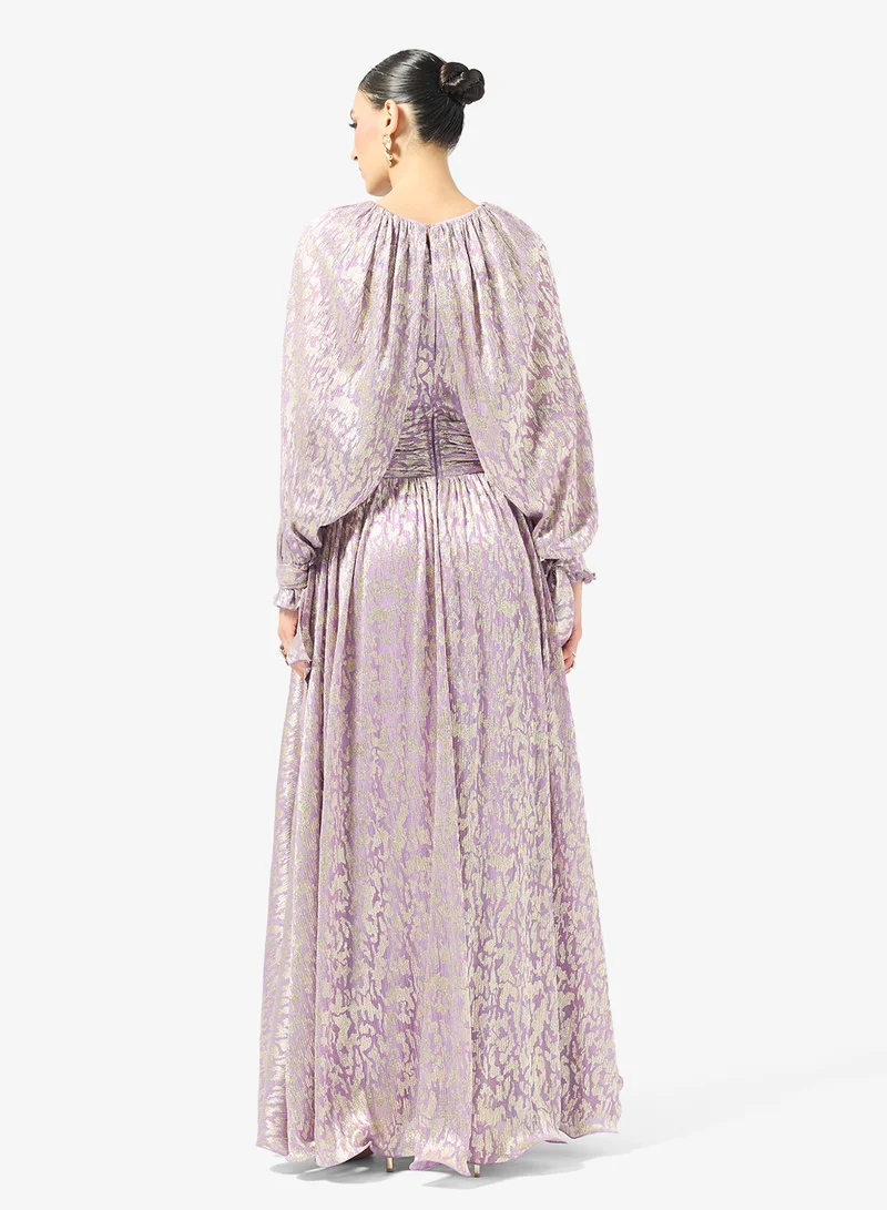 جولدن ابل Metallic Maxi Dress