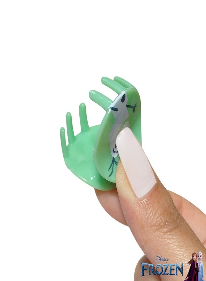 LUV HER Frozen Girls Butterfly Hair Clips - 8 Cute Hair Clips with Small Soft Claw, Clips for Every Occasion - Multi Color with Your Favorite Frozen Characters - Ages 3+ - Image 4