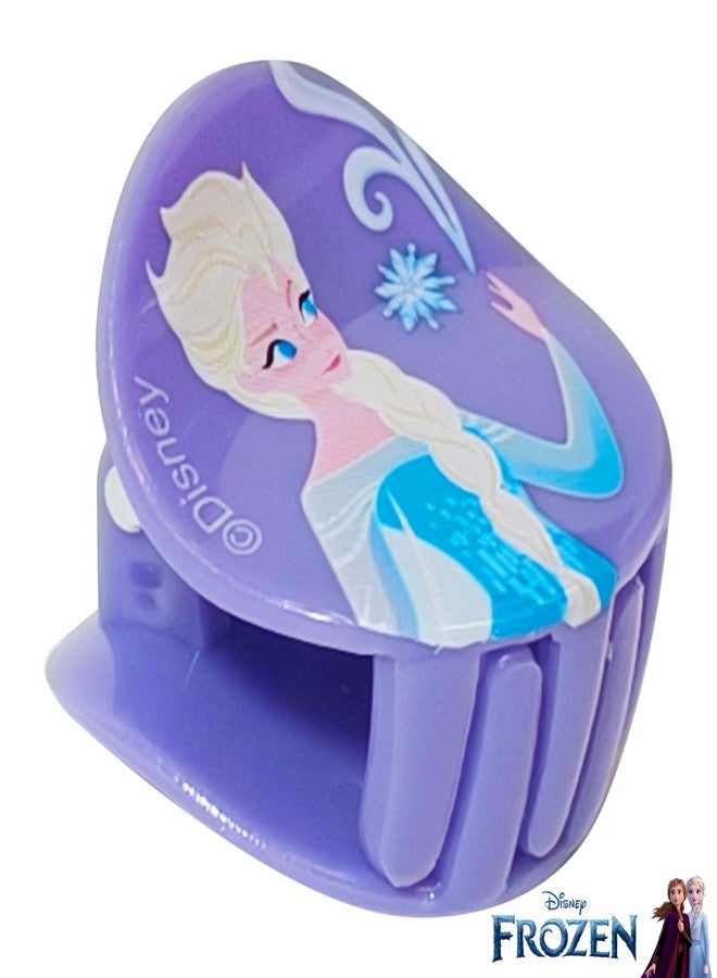 LUV HER Frozen Girls Butterfly Hair Clips - 8 Cute Hair Clips with Small Soft Claw, Clips for Every Occasion - Multi Color with Your Favorite Frozen Characters - Ages 3+ - Image 2