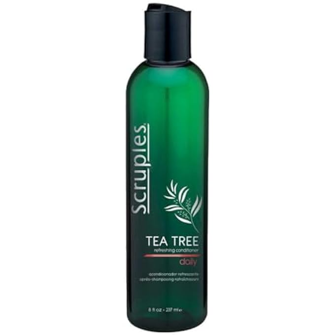 Scruples TEA TREE CONDITIONER - REFRESHING HAIR CONDITIONER WITH JOJOBA OIL & HYDROLYZED KERATIN FOR FRIZZ CONTROL & DAMAGE REDUCTION - IMPROVES SHINE AND MOISTURIZES DRY, BRITTLE HAIR (8OZ) - Image 1