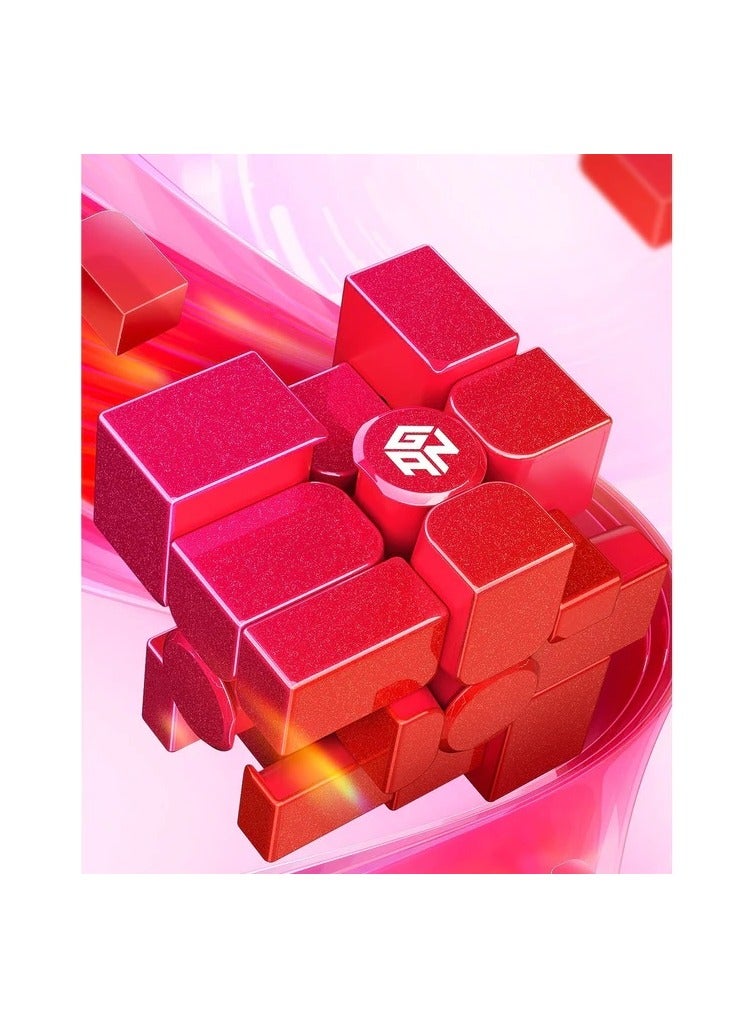 GANCUBE Gan Mirror Cube M UV Coated Fuchsia Red  - Image 2