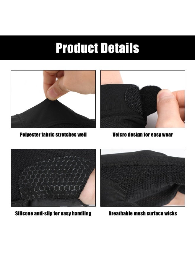 Billiards Glove 3 Finger for Left Hand, Durable Billiard Pool Glove Professional Quick-Dry Breathable, Shooters Snooker Cue Sport Glove Popular Sizes for Men & Women（Grey） - Image 4