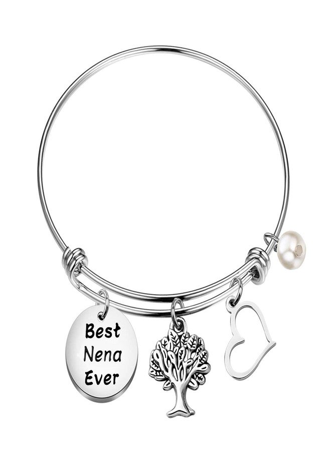 MAOFAED Nena Gift Nena Bracelet Grandmother Merch,Grandma Birthday Present,Mother’s Day Gift For Grandma (best nena ever) - Image 1