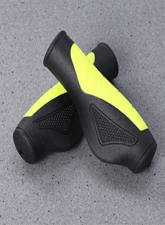 Ilsha® Bicycle Handlebar Grip Set Soft Rubber Non Toxic Anti-Slip Standard Size Colored Cycle Handle Grip Length 13 cm. - Image 3