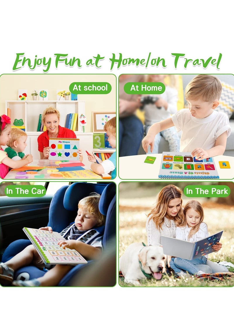 SYOSI Busy Board Activity Books Toddler Toys for 1 2 3 4 Year Old Boys Girls Busy Book Montessori Toys for 1-4 Year Old Boys Girls Gifts Age 2 4 Preschool Learning Toys for Toddler  - Image 4