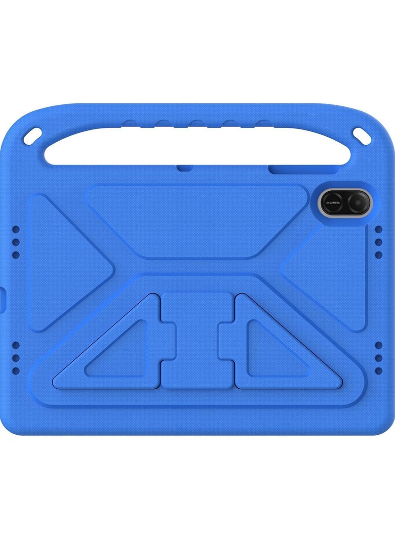Case Compatible with Honor Pad X8a 11.0 Inch 2024, Lightweight EVA Kid Friendly Shockproof Protective Case with Handle and Hidden Bracket Cover with Honor Pad X8a 2024 (Blue) - Image 4