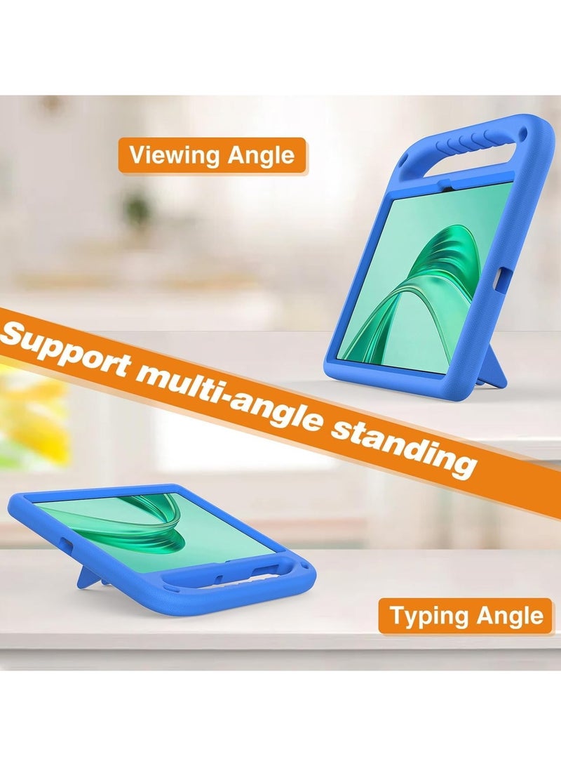 Case Compatible with Honor Pad X8a 11.0 Inch 2024, Lightweight EVA Kid Friendly Shockproof Protective Case with Handle and Hidden Bracket Cover with Honor Pad X8a 2024 (Blue) - Image 5