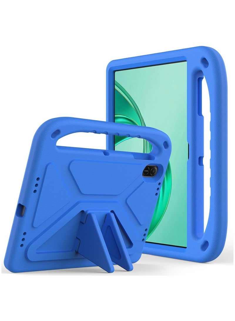Case Compatible with Honor Pad X8a 11.0 Inch 2024, Lightweight EVA Kid Friendly Shockproof Protective Case with Handle and Hidden Bracket Cover with Honor Pad X8a 2024 (Blue) - Image 1