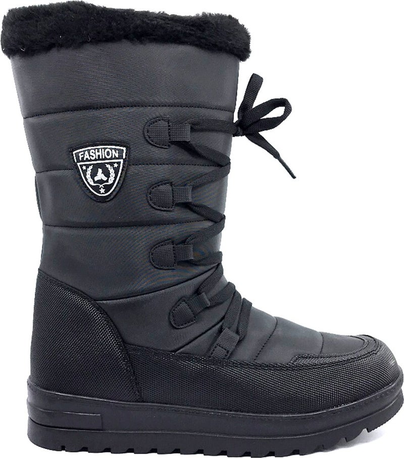 TwinGo 995 Winter Thermal Black Women's Snow Boots with Fur Inside  - Image 1