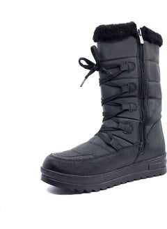 TwinGo 995 Winter Thermal Black Women's Snow Boots with Fur Inside  - Image 3