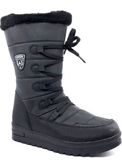 TwinGo 995 Winter Thermal Black Women's Snow Boots with Fur Inside  - Image 2