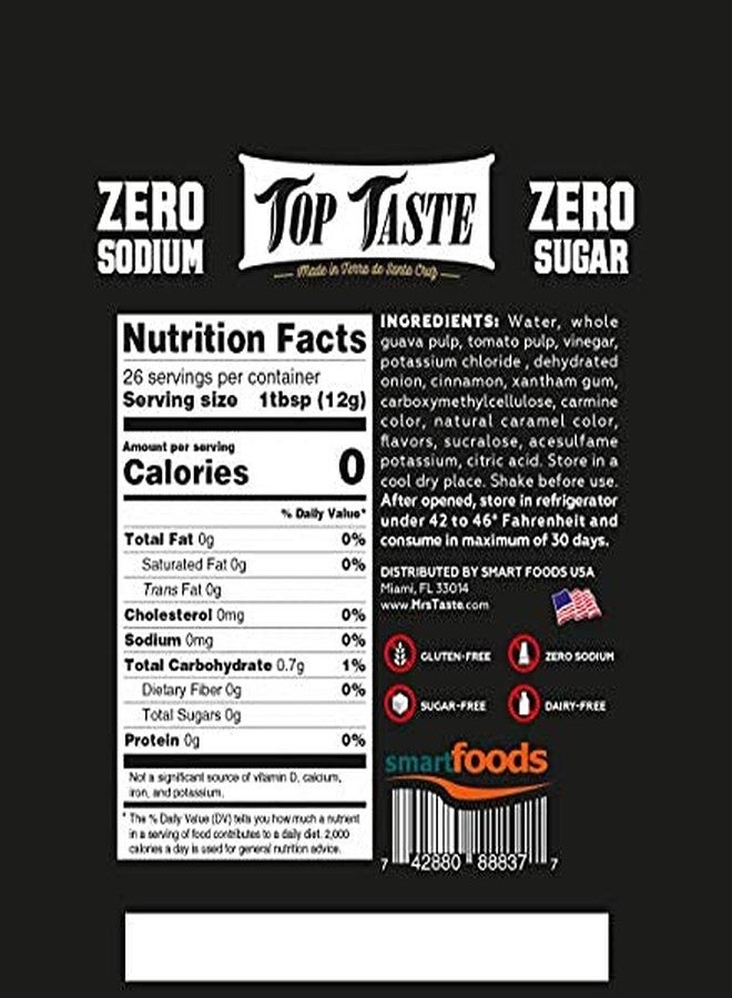 Mrs Taste Sugar Free Sauce, Zero Calories, Zero Sodium, Zero Sugar, High Fiber, Keto Friendly, Paleo Friendly, Condiments and Sauces (Top Taste, Single) - Image 2