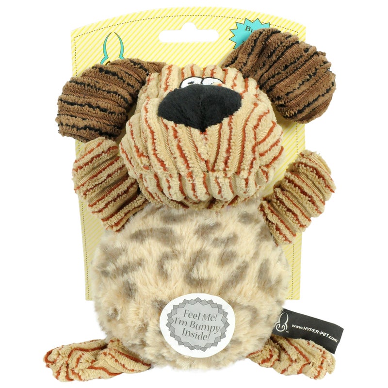 Hyper Pet Bumpy Palz 2In1 Interactive Dog Toys Chew Toys Puzzle Plush Exterior Fun Squeaky Dog Ball - Image 2