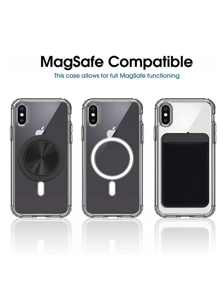 ten.tech - Ten tech Magnetic Clear Case Designed for iPhone X/XS – Compatible with MagSafe Charger, Support Magnetic Car Mount Wireless Charging, Soft Press Buttons Scratch Resistant – ten tech - Image 1