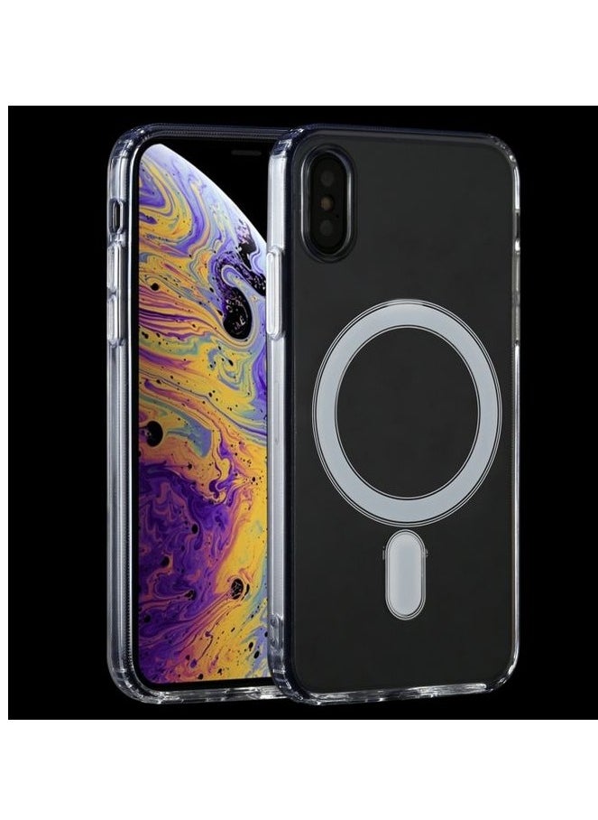 ten.tech - Ten tech Magnetic Clear Case Designed for iPhone X/XS – Compatible with MagSafe Charger, Support Magnetic Car Mount Wireless Charging, Soft Press Buttons Scratch Resistant – ten tech - Image 1