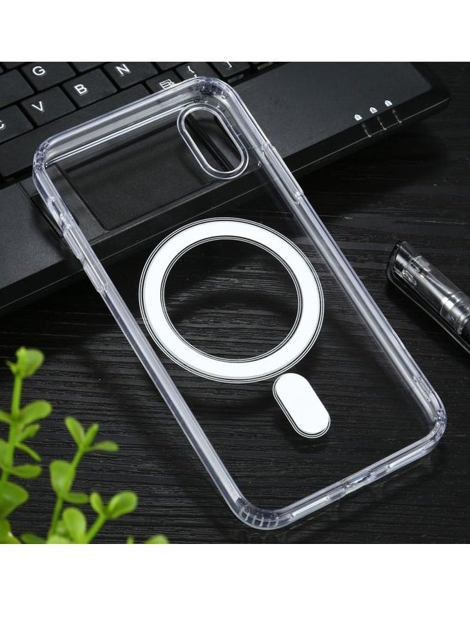 ten.tech - Ten tech Magnetic Clear Case Designed for iPhone X/XS – Compatible with MagSafe Charger, Support Magnetic Car Mount Wireless Charging, Soft Press Buttons Scratch Resistant – ten tech - Image 1