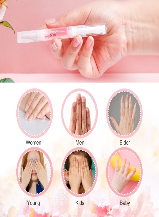 Aiseely 8Pcs Flavors Cuticle Revitalize Oil Pen Mix Taste Nail Art Treatment Kit Set - Image 3