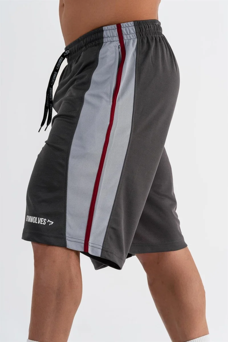 Gymwolves Men's Basketball Shorts | Dark Gray | Sports Shorts |