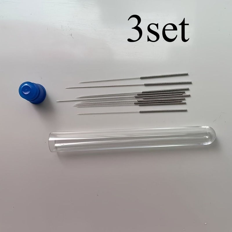 3 Set Cleaning Nozzle Tool Kit Including Windshield Wiper 3D Printer Head Gas Stove Vent Showerhead Needle Tube Brush - Image 3