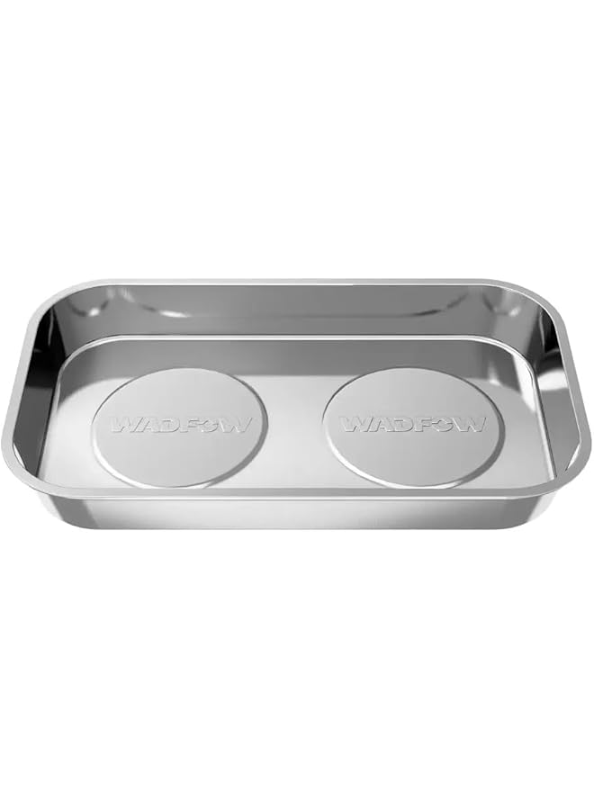 وادفو صينية تخزين مغناطيسية من الفولاذ المقاوم للصدأ Wmc6002، 136 × 235 مم - Image 1