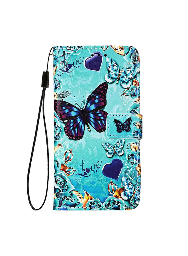 S-TOP Case For Samsung Galaxy Xcover7 Colored Drawing Pattern Plain Weave Leather Phone Case - Image 2