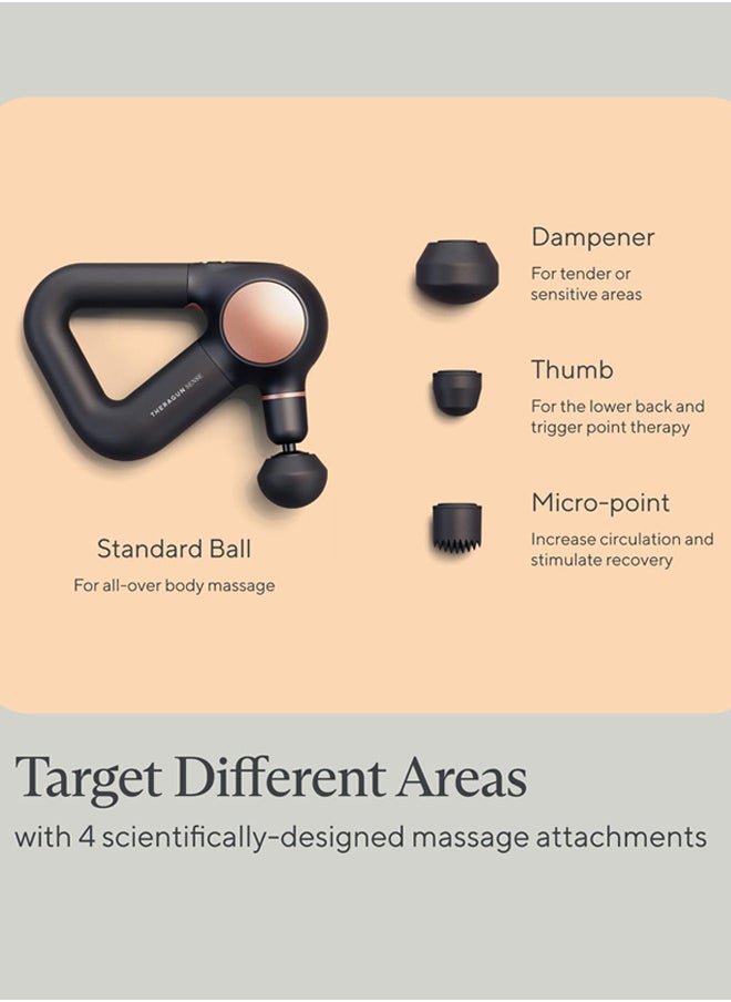 Therabody - Therabody Theragun Sense Percussion Massage Gun - Black - Image 1