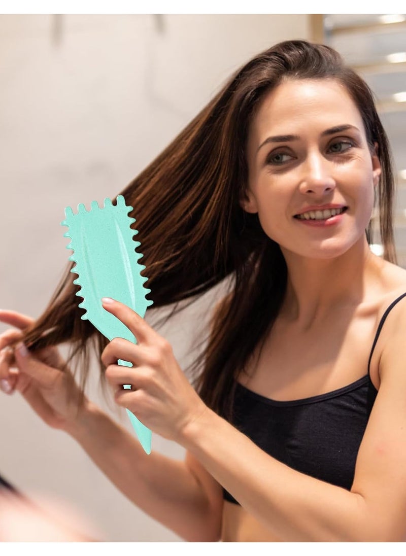 Generic - Bounce Curl Defining Brush,Best Curl Define Styling Brush For Curly Hair,Curly Hair Brush,Combing And Shaping Curls For Women,Reduce Pulling And Curl Separation For Defined Curls Green - Image 1