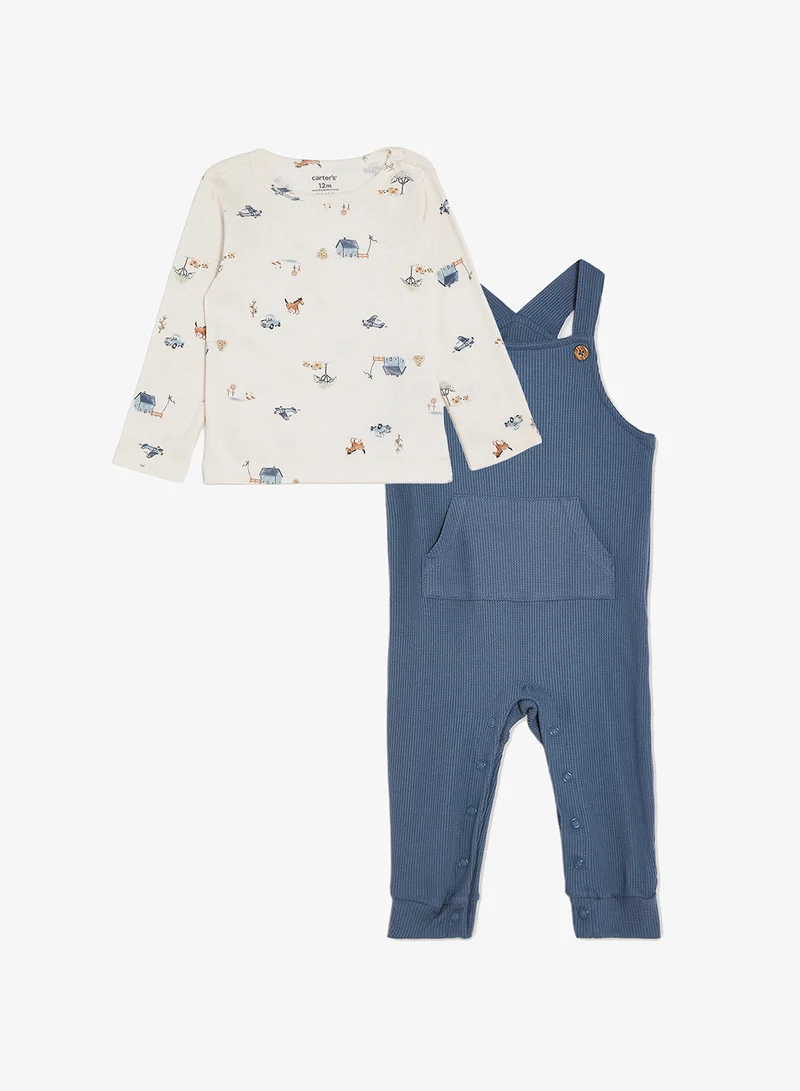 carter's Infant T-Shirt And Dungaree Set