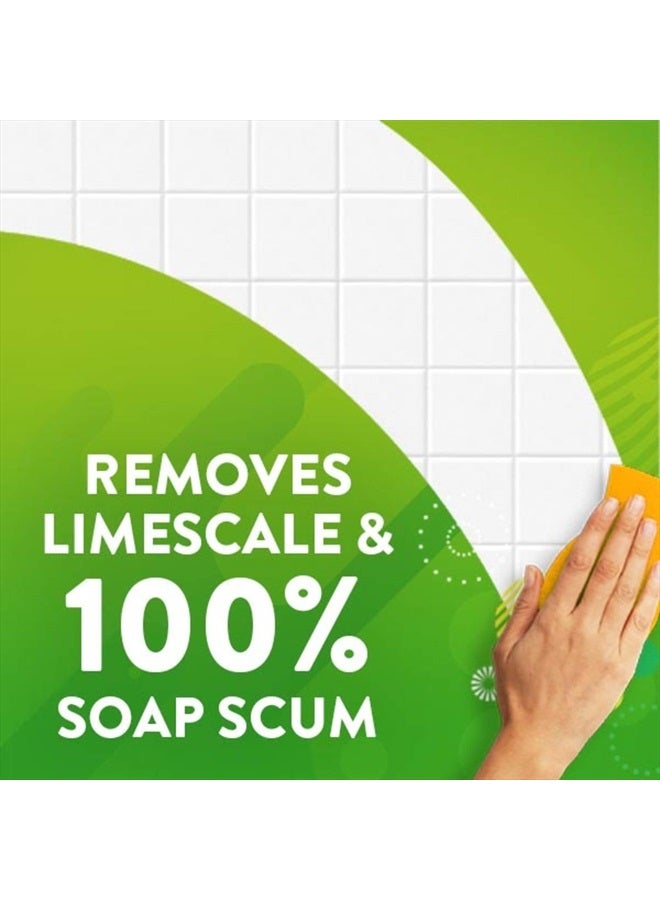 Scrubbing Bubbles Mega Shower Foamer Disinfecting Spray, Multi-Surface Bathroom and Tile Cleaner Grime Fighter, Removes 100% Soap Scum, Rainshower Scent, 32 oz - Image 2