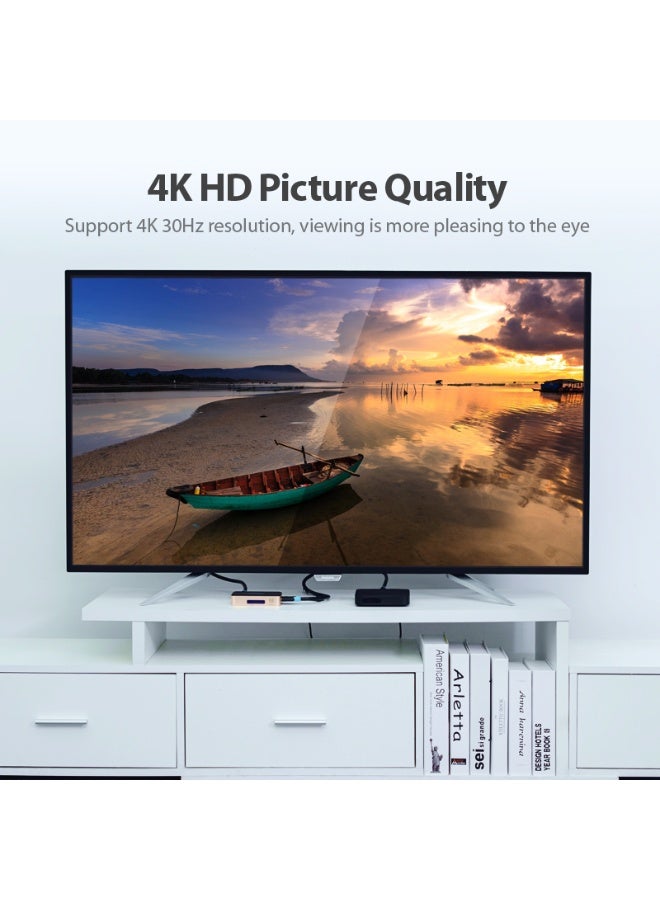 VENTION 1 In 4 Out HDMI Splitter Black Model # - Image 3