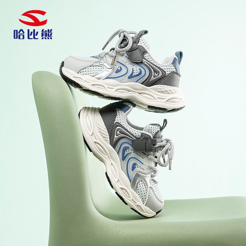 Habib Bear Double Net Boys Sneaker Girls Shoes Breathable Campus Casual Classic Torre Shoes A Generation Of Hair - Image 4