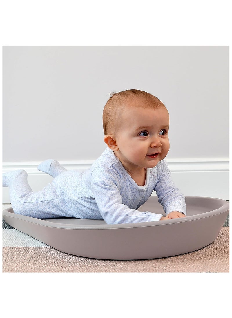 Shnuggle - Squishy Changing Mat | Baby Changing Diaper Pad | Soft and Warm Foam Material | Non Slip Base | Hygienic | Non Toxic | Easy Clean Wipeable, No Cover Needed | Taupe Beige - Image 1