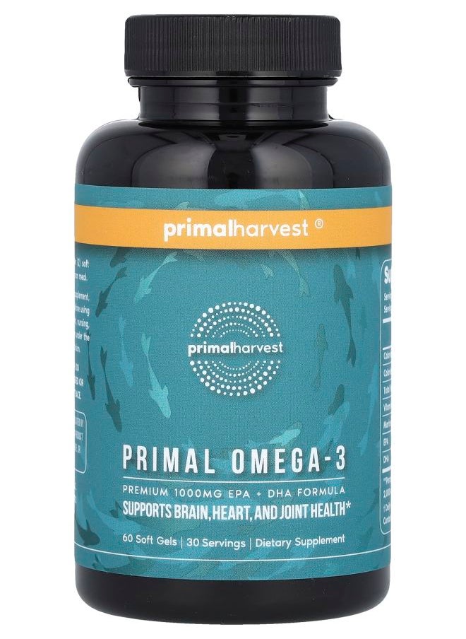 Primal Harvest Primal Omega-3 60 Soft Gels 