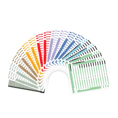 FreedomFiler Assorted Blank File Labels 1/3 Tab, 17-Pack - Image 5