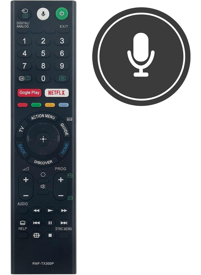 Raxoom CtrlTV Remote for Sony Smart Bravia Remote, Sony Bluetooth Voice Search Mic Remote and Sony Smart Bravia Android TVs, Sony 4K UHD Crystal HDR TV - Image 2