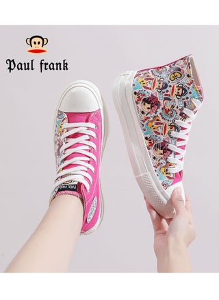 High Top Canvas Versatile Graffiti Board Shoes For Female Students - pzsku/Z926D81D59377F837FD2FZ/45/_/1727156580/be307eb6-5c88-40ae-b943-9691bf093ea4