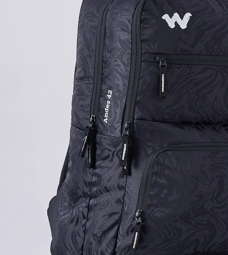 WILDCRAFT Black Wildcraft Andes 42 Wave Backpack, Black  | Best Price UAE