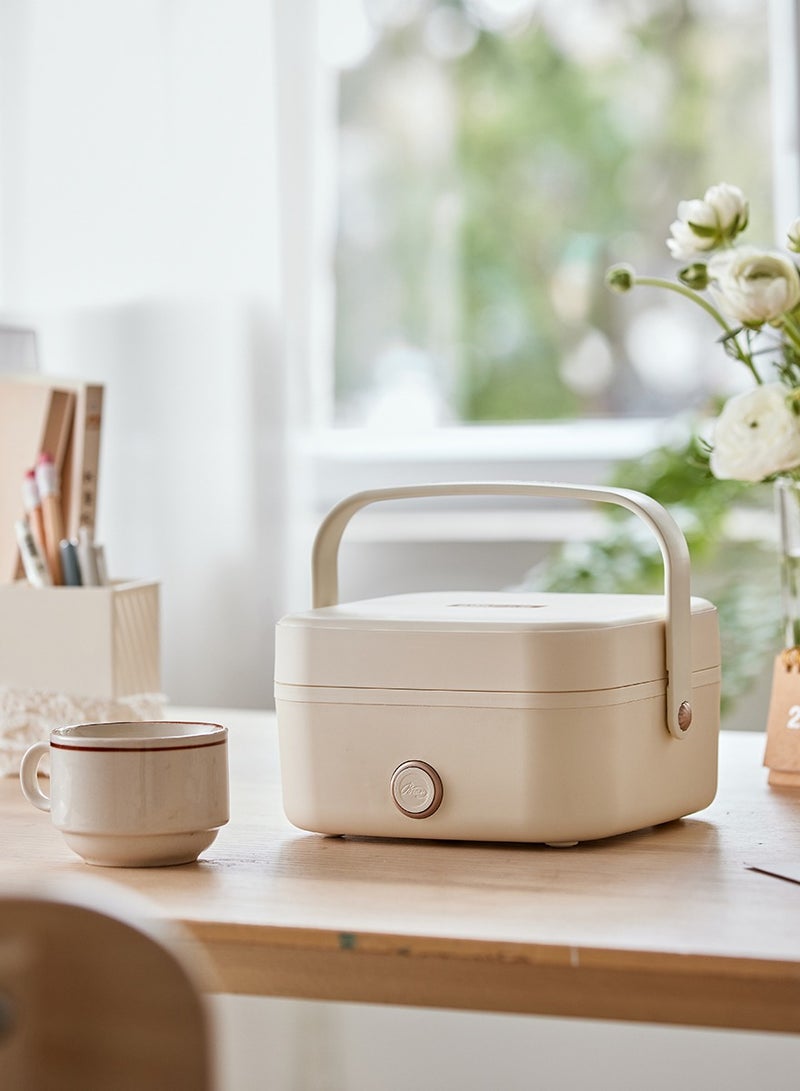Portable Electric Lunch Box Food Warmer Hot Pot 200W 1L Container Food Heater Heatup For Adult Kids Lunch Warmer in Office Home 3 Pin Plug(CN Version) - Image 3