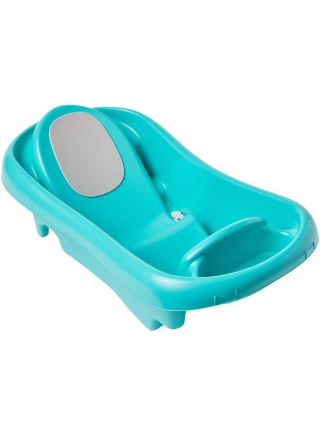 The First Years Newborn to Toddler Baby Bath Tub - Convertible 3-in-1 Baby Tub with Removable Sling - Ages 0 to 24 Months - Sure Comfort - Teal - Image 1