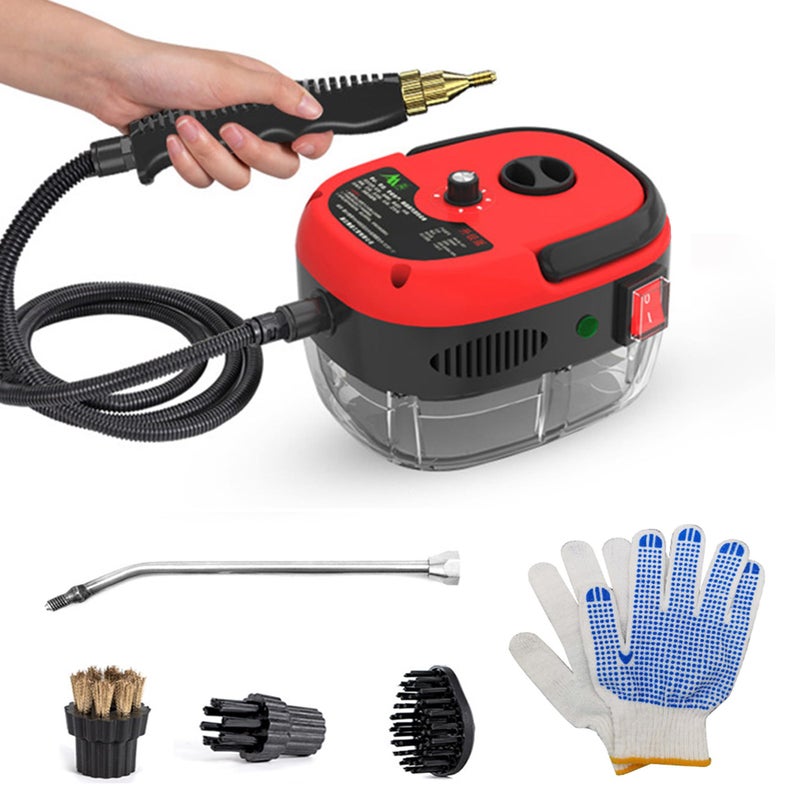 2500W Steam Cleaner High Pressure Steamer for Cleaning Portable Handheld Steam Cleaners for Home Use Steamer for Car Detailing Steam Cleaner for Upholstery Kitchen Bathroom Grout and Tile