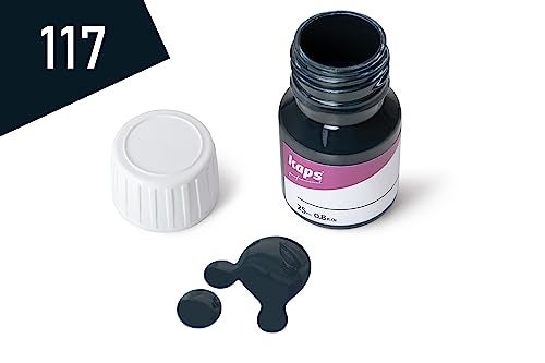 Kaps Dye With Primer For Natural And Synthetic Leather Shoes, Super Color And Preparer, 70 Colors (117 - Navy Blue) - Image 2
