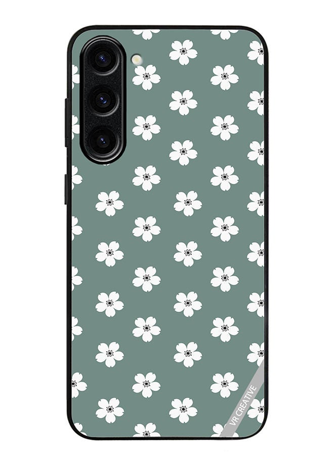 VR CREATIVE Protective Case Cover For Samsung Galaxy S23 Plus Flower Design Multicolour - Image 1