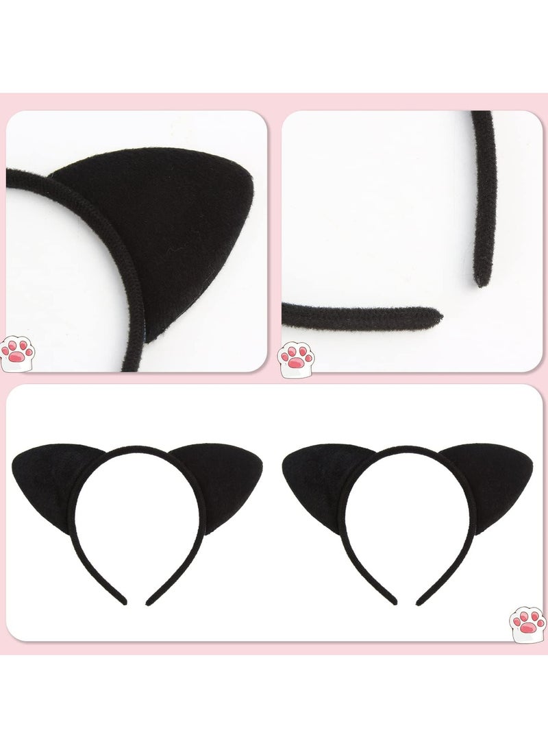 أوزيغالور 6 قطع طوق رأس هالوين هالوين آذان القطط طوق رأس هالوين آذان القطط إكسسوارات شعر للفتيات النساء هدايا الحفلات اليومية - Image 5